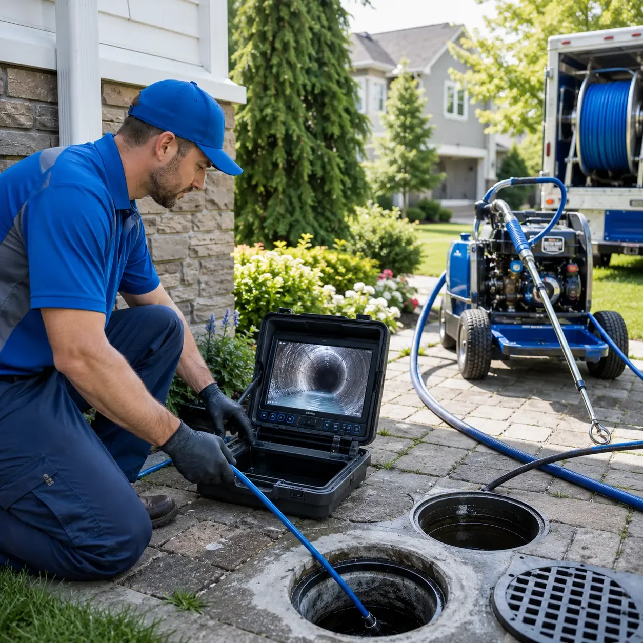 Outdoor drain cleaning professionals serving Lena, LA